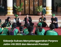 Sidoarjo Sukses Menyelenggarakan Porprov Jatim VIII 2023 dan Menoreh Prestasi