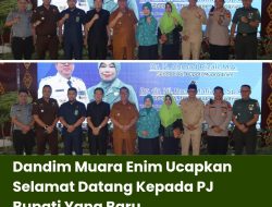 Dandim Muara Enim Ucapkan Selamat Datang Kepada PJ Bupati Yang Baru