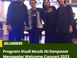 Program Studi Musik ISI Denpasar Menggelar Welcome Concert 2023
