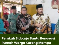 Pemkab Sidoarjo Bantu Renovasi Rumah Warga Kurang Mampu