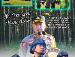 705 Personel Polda Bali Siap Amankan Kunjungan Ibu Negara, Iriana Joko Widodo di Pulau Dewata