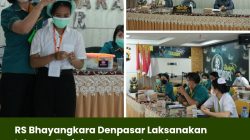 RS Bhayangkara Denpasar Laksanakan Inhouse Training Pencegahan dan Pengendalian Infeksi Untuk Seluruh Pegawai