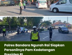 Polres Bandara Ngurah Rai Siapkan Personilnya Pam Kedatangan Presiden RI