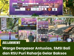 Warga Denpasar Antusias, SMSI Bali dan RSU Puri Raharja Gelar Baksos