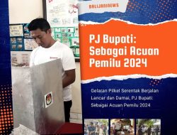 Gelaran Pilkel Serentak Berjalan Lancar dan Damai, PJ Bupati: Sebagai Acuan Pemilu 2024