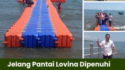 Jelang Pantai Lovina Dipenuhi Yacht, Pemkab Buleleng Terima CSR Dermaga Apung