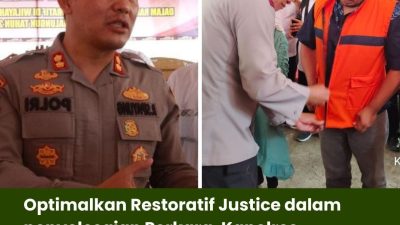 Optimalkan Restoratif Justice dalam penyelesaian Perkara, Kapolres Simalungun kembali selesaikan 61 kasus