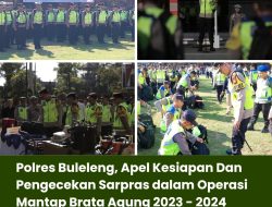 Polres Buleleng, Apel Kesiapan Dan Pengecekan Sarpras dalam Operasi Mantap Brata Agung 2023 – 2024