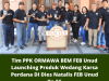 Tim PPK ORMAWA BEM FEB Unud Launching Produk Wedang Karsa Perdana Di Dies Natalis FEB Unud Ke-56