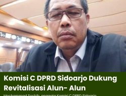 Komisi C DPRD Sidoarjo Dukung Revitalisasi Alun- Alun