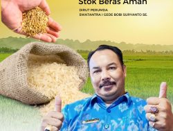 Dalam Kurun 1 Bulan Stok Beras Aman
