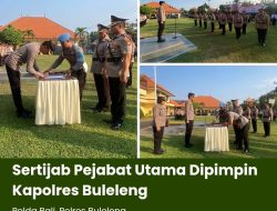 Sertijab Pejabat Utama Dipimpin Kapolres Buleleng