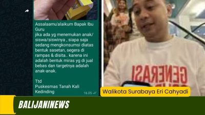 Tanggapan Walikota Eri Atas Minuman Saset AO Bermerek Orang Tua