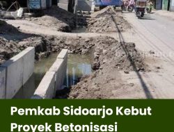 Pemkab Sidoarjo Kebut Proyek Betonisasi