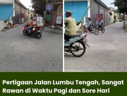 Pertigaan Jalan Lumbu Tengah, Sangat Rawan di Waktu Pagi dan Sore Hari