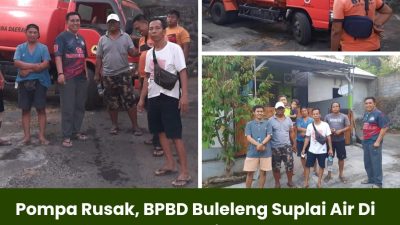 Pompa Rusak, BPBD Buleleng Suplai Air Di Perumahan, Grand Lovina Perum Grya Mesari Celuk Buluh Buleleng Bali