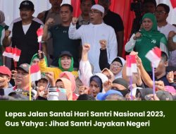 Lepas Jalan Santai Hari Santri Nasional 2023, Gus Yahya : Jihad Santri Jayakan Negeri