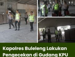 Kapolres Buleleng Lakukan Pengecekan di Gudang KPU