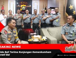 Kapolda Bali Terima Kunjungan Kemenkumham RI Kanwil Bali