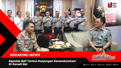 Kapolda Bali Terima Kunjungan Kemenkumham RI Kanwil Bali