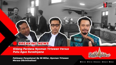 Sidang Perdana Nyoman Tirtawan Versus Putu Agus Suradnyana