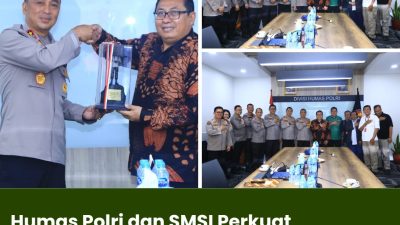 Humas Polri dan SMSI Perkuat Kolaborasi Wujudkan Pemilu Damai