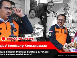 Wujud Bumbung Kemanusiaan, Kwarcab Gerakan Pramuka Buleleng Serahkan Dua Unit Bantuan Bedah Rumah
