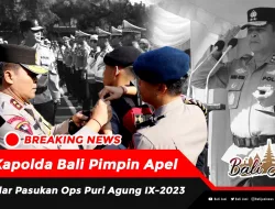 Kapolda Bali Pimpin Apel Gelar Pasukan Ops Puri Agung IX-2023
