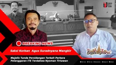 Saksi Korban Agus Suradnyana Mangkir, Majelis Tunda Persidangan Terkait Perkara Pelanggaran ITE Terdakwa Nyoman Tirtawan