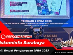Diskominfo Surabaya Raih Empat Penghargaan JPRA 2023