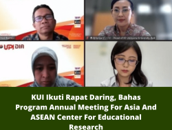 KUI Ikuti Rapat Daring, Bahas Program Annual Meeting For Asia And ASEAN Center For Educational Research