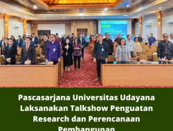 Pascasarjana Universitas Udayana Laksanakan Talkshow Penguatan Research dan Perencanaan Pembangunan