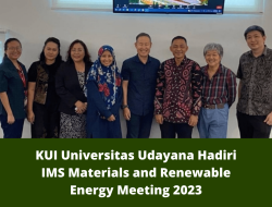 KUI Universitas Udayana Hadiri IMS Materials and Renewable Energy Meeting 2023