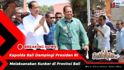 Kapolda Bali Dampingi Presiden RI Melaksanakan Kunker di Provinsi Bali