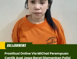 Prostitusi Online Via MiChat Perempuan Cantik Asal Jawa Barat Diamankan Polisi