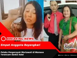 Empat Anggota Bayangkari Pelaku Pengeroyok Wartawati di Mamasa Terancam Sanksi Adat