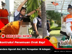 Rekontruksi Penemuan Orok Bayi di Bandara Ngurah Rai, ZDL Peragakan 18 Adegan