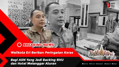 Walikota Eri Berikan Peringatan Keras Bagi ASN Yang Jadi Backing RHU dan Hotel Melanggar Aturan