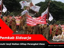 Pemkab Sidoarjo Penuhi Janji Naikan Siltap Perangkat Desa