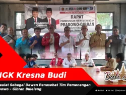 IGK Kresna Budi Didaulat Sebagai Dewan Penasehat Tim Pemenangan Prabowo – Gibran Buleleng