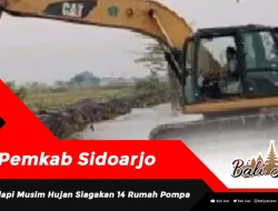 Pemkab Sidoarjo Hadapi Musim Hujan Siagakan 14 Rumah Pompa