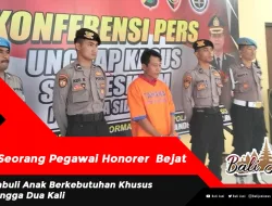 Seorang Pegawai Honorer Bejat, Cabuli Anak Berkebutuhan Khusus Hingga Dua Kali
