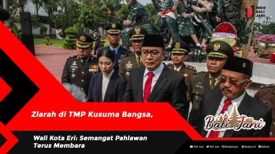 Ziarah di TMP Kusuma Bangsa, Wali Kota Eri: Semangat Pahlawan Terus Membara