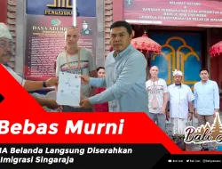 Bebas Murni, WNA Belanda Langsung Diserahkan Ke Imigrasi Singaraja