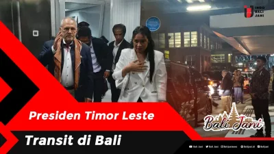 Presiden Timor Leste Transit di Bali