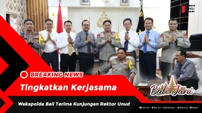 Tingkatkan Kerjasama, Wakapolda Bali Terima Kunjungan Rektor Unud