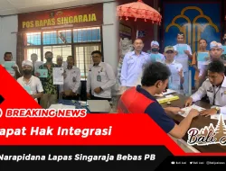 Dapat Hak Integrasi, 7 Narapidana Lapas Singaraja Bebas PB