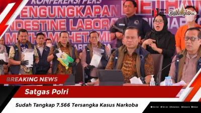 Satgas Polri Sudah Tangkap 7.566 Tersangka Kasus Narkoba