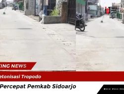 Betonisasi Tropodo di Percepat Pemkab Sidoarjo