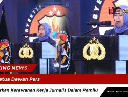 Ketua Dewan Pers Beberkan Kerawanan Kerja Jurnalis Dalam Pemilu